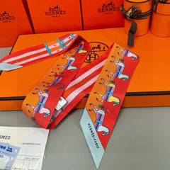 HERMES 25S TWILLY 86 IN SILK 989355