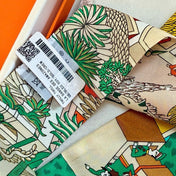 HERMES 25S NECKERCHIEF 86 IN SILK 989358