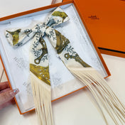 HERMES 26S TWILLY SCARF 86 IN SILK 498689