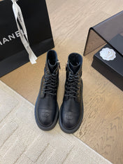 ANKLE BOOTS IN BLACK CALFSKIN 963004