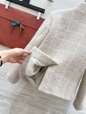 LP 26S ALPACA-BLEND TWEED JACKET 443