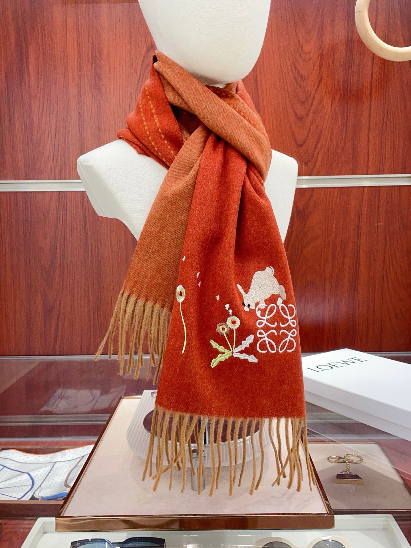 LOEWE 26S SCARF 180 IN CASHMERE 134478