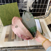 PALE PINK GRAY SILK-BLEND HAIRBAND 407923