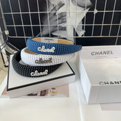 WHITE FABRIC HAIRBAND 423657