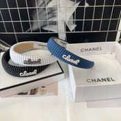 WHITE FABRIC HAIRBAND 423657