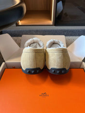 HM 26S DESTIN LOAFERS IN BEIGE SUEDE