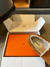 HM 26S DESTIN LOAFERS IN COGNAC BROWN SUEDE