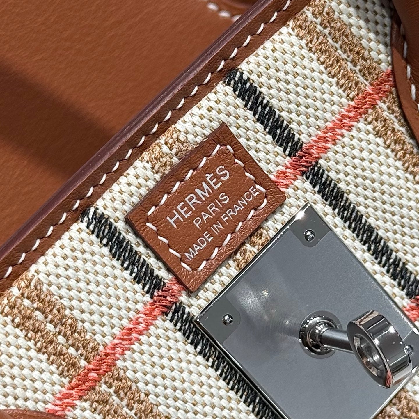 Birkin Shoulder Light 29 Swift-Toile H Canvas Gold PHW