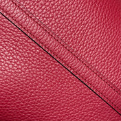 HERMES 25S PICOTIN LOCK 18 IN ROSSO ANCORA RED CALFSKIN GOLD HARDWARE