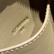 HERMES 25S MINI LINDY 19 IN BROWN CALFSKIN GOLD HARDWARE