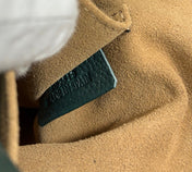 MEDIUM 23 PEBBLE MESSENGER BAG IN FOREST GREEN SUPPLE GRAINED CALFSKIN