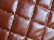 CHANEL 25S HOBO BAG 32 CM IN BROWN LAMBSKIN WITH GOLD HARDWARE