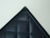 CHANEL 25S KELLY IN BLACK LAMBSKIN WITH GOLD HARDWARE