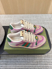GUCCI 26S SNEAKERS IN PURPLE GRADIENT CANVAS