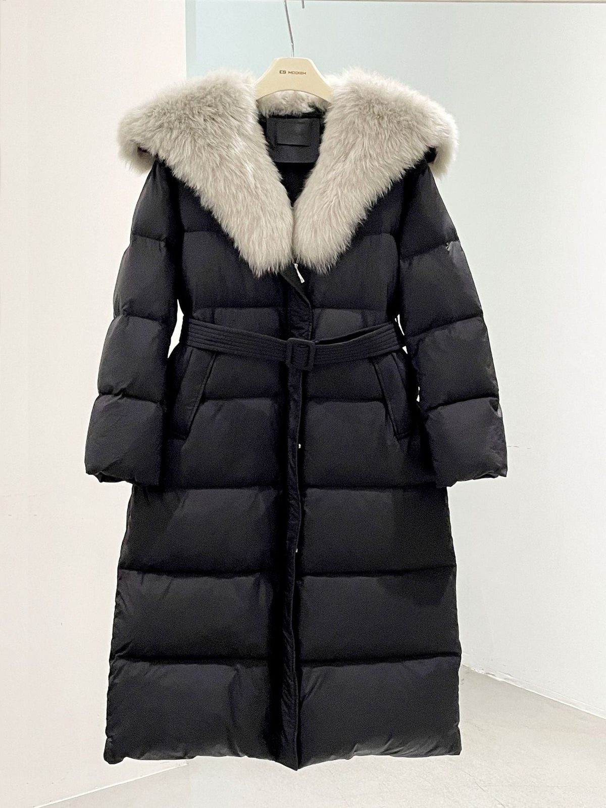 MAX MARA 25S FOX FUR COLLAR DOWN JACKET 180