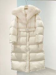 MAX MARA 25S FOX FUR COLLAR DOWN JACKET 179