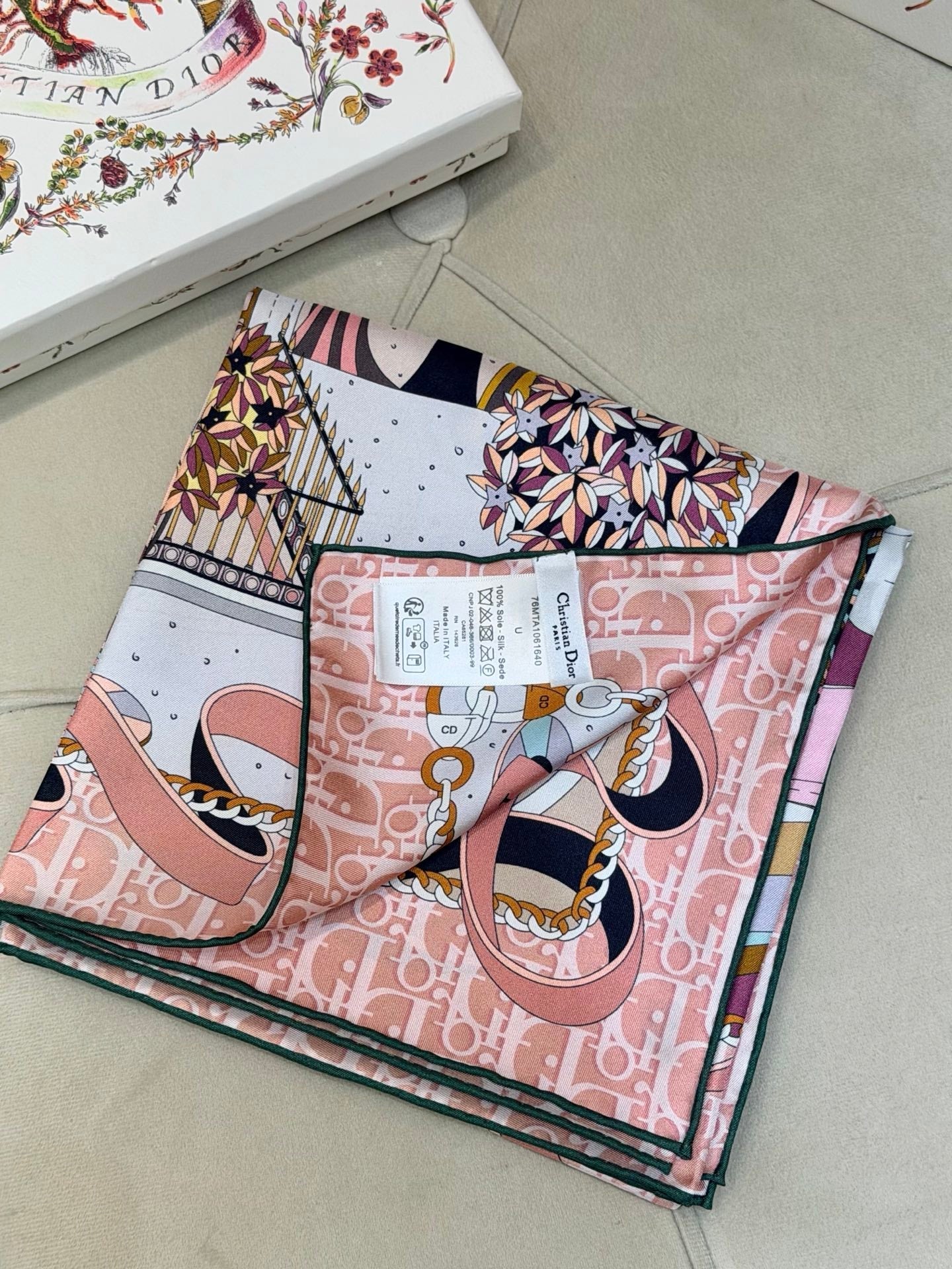 DIOR 26S SCARF 90 IN SILK 311991