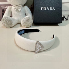 WHITE CALFSKIN HAIRBAND 154898