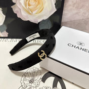 BLACK FABRIC HAIRBAND 432839