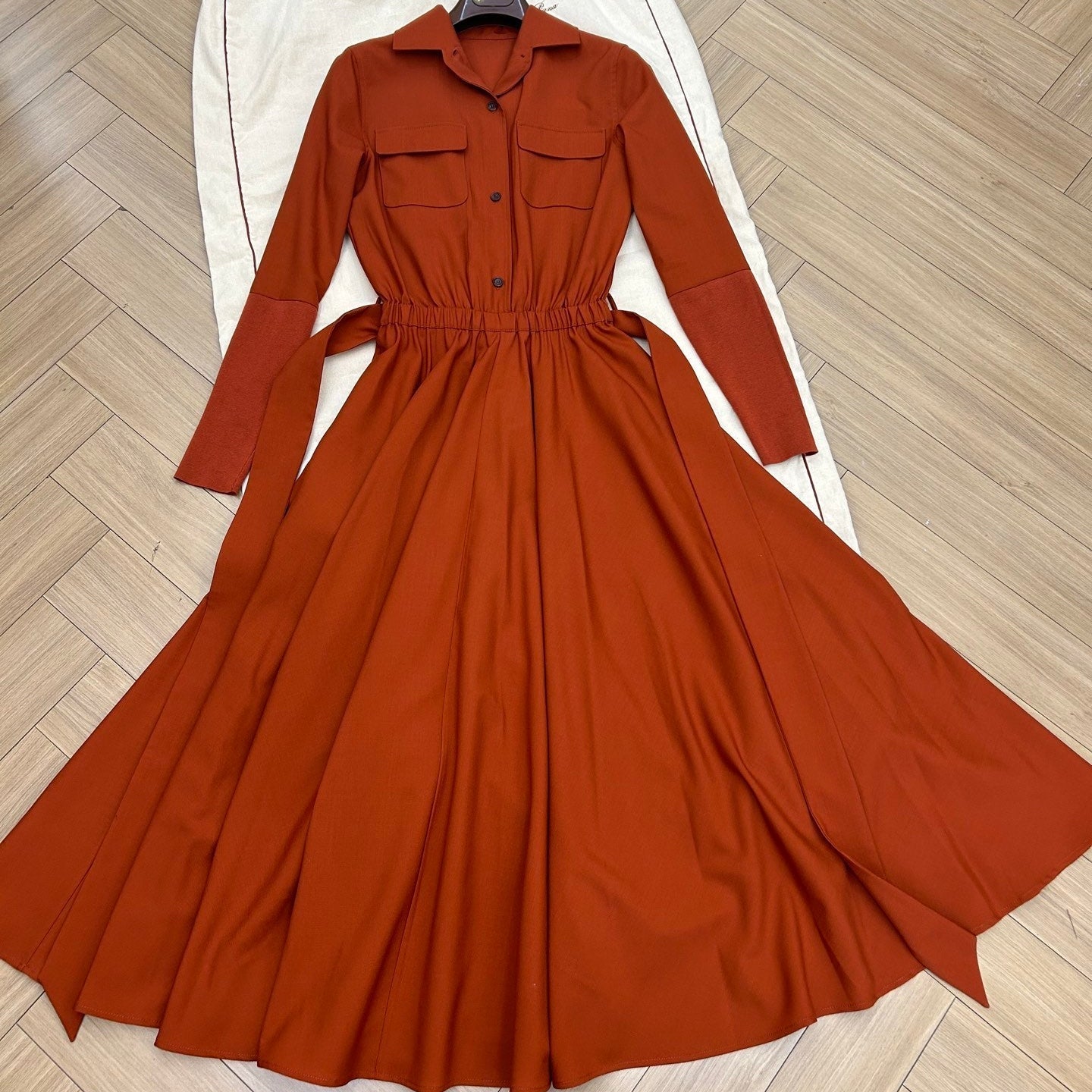 LORO PIANA 26S MAXI SHIRT DRESS 937