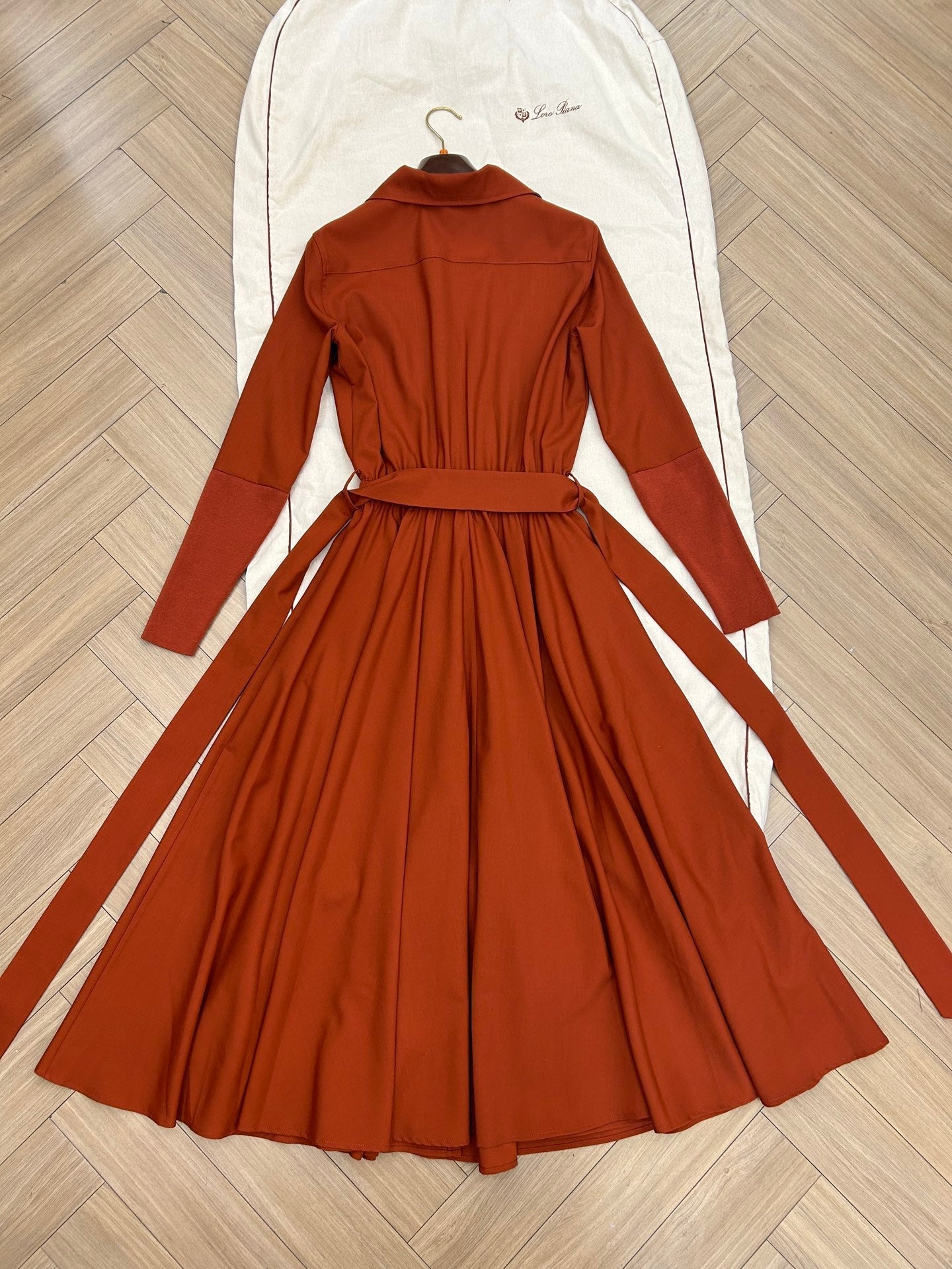 LORO PIANA 26S MAXI SHIRT DRESS 937