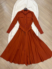LORO PIANA 26S MAXI SHIRT DRESS 937