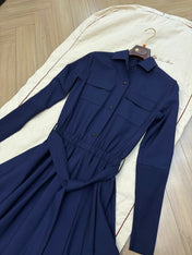 LORO PIANA 26S MAXI SHIRT DRESS 938