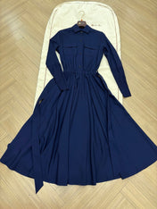 LORO PIANA 26S MAXI SHIRT DRESS 938