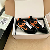 LOEWE 26S BALLET RUNNER 2.0 IN BLACK SUEDE AND NYLON