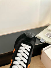 LOEWE 26S BALLET RUNNER 2.0 IN BLACK SUEDE AND NYLON