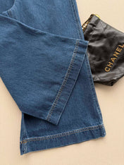 ZIMMERMANN 26S HIGH-WAIST WIDE-LEG JEANS STYLE 70
