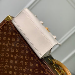 LOCK & GO BAG 24 IN QUARTZ BEIGE GRAIN CALFSKIN