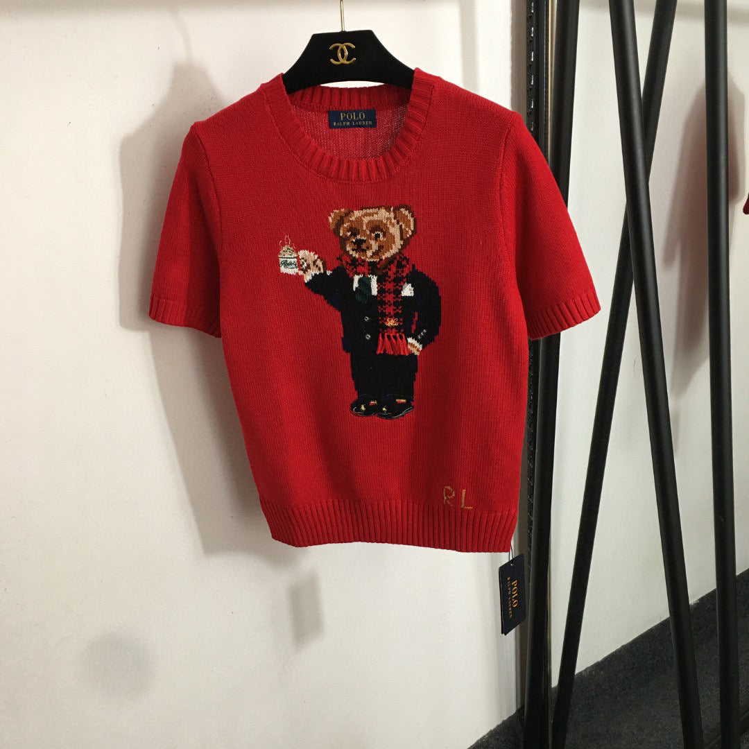 RALPH LAUREN 26S SHORT SLEEVE KNIT TOP 316