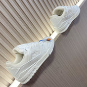 LV 26S LOW TOP SNEAKERS IN WHITE EMBOSSED MONOGRAM CALFSKIN