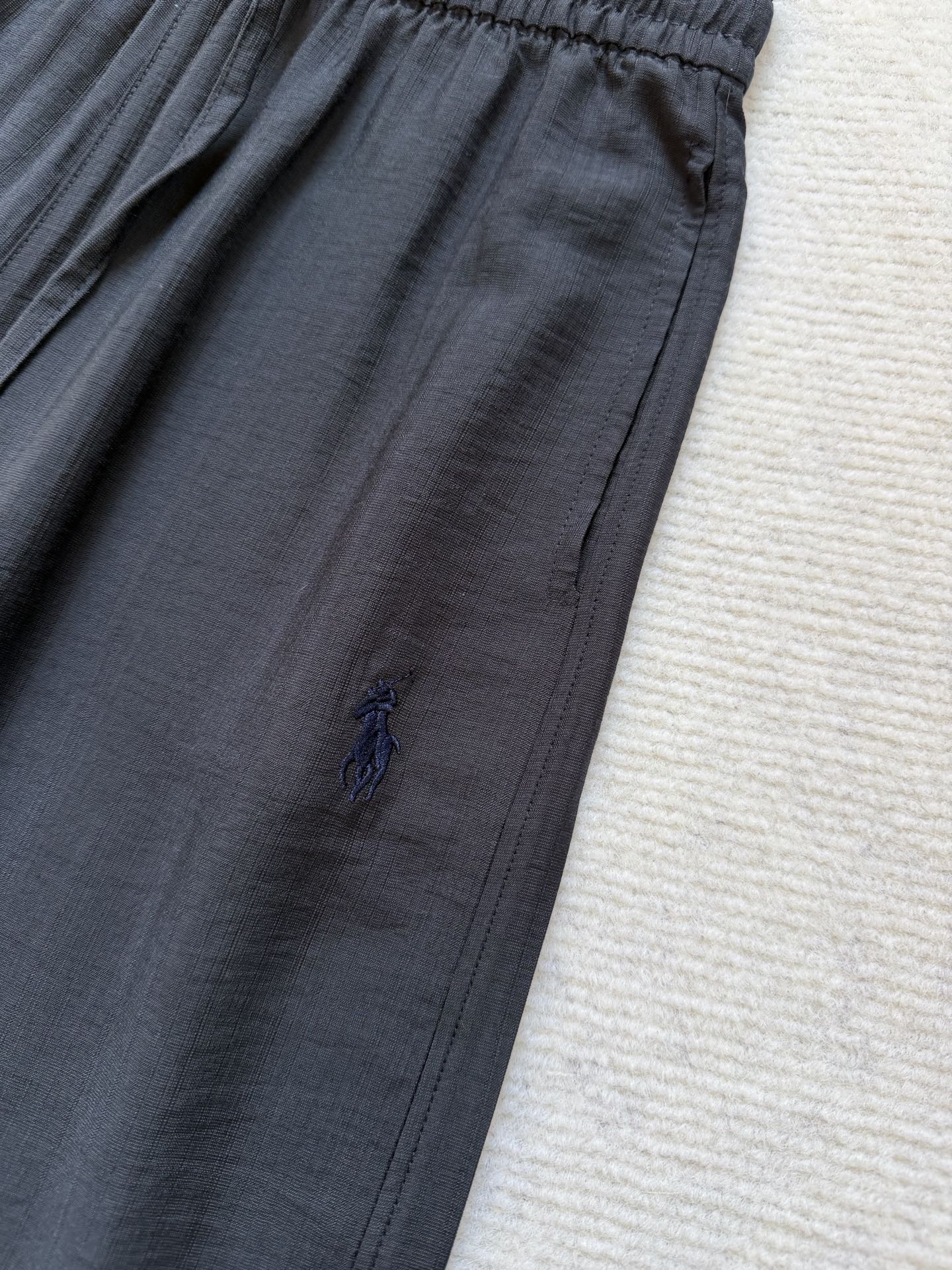 RALPH LAUREN 26S COTTON LINEN WIDE-LEG PANTS 533