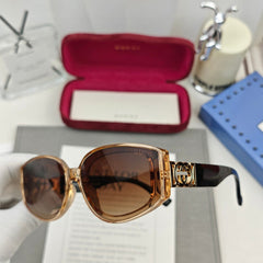 GEOMETRIC FRAME SUNGLASSES 58034 IN ACETATE