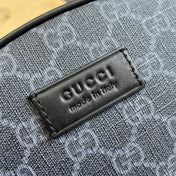 GG CROSS-BODY BAG 29 BLACK CANVAS