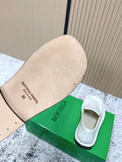 BOTTEGA VENETA 26S LOAFERS IN WHITE INTRECCIATO CALFSKIN