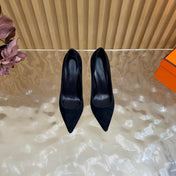 HM 26S HIGH-HEEL 80 MM IN BLACK SUEDE