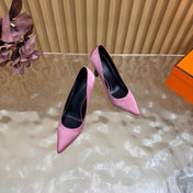 HM 26S HIGH-HEEL 80 MM IN PASTEL PINK SATIN