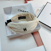 WHITE CREAM FABRIC HAIRBAND 124698