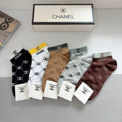 CHANEL 26S ANKLE SOCKS 412389 (1 BOX)