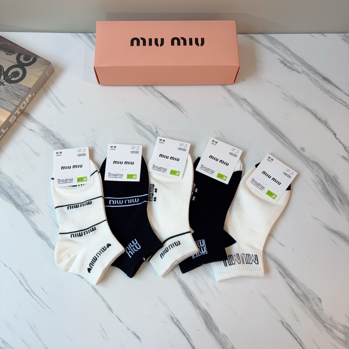 MIUMIU 26S ANKLE SOCKS 413862 (1 BOX)