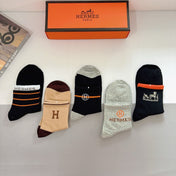 HERMES 26S ANKLE SOCKS 398808 (1 BOX)