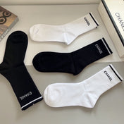 CHANEL 26S CREW SOCKS 398711 (1 BOX)