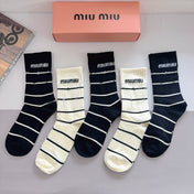 MIUMIU 26S CREW SOCKS 417797 (1 BOX)