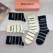 MIUMIU 26S CREW SOCKS 417797 (1 BOX)