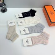 HERMES 26S ANKLE SOCKS 383888 (1 BOX)