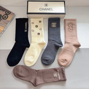 CHANEL 26S CREW SOCKS 403592 (1 BOX)