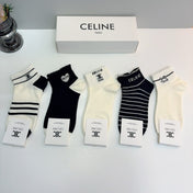 CELINE 26S ANKLE SOCKS 403595 (1 BOX)